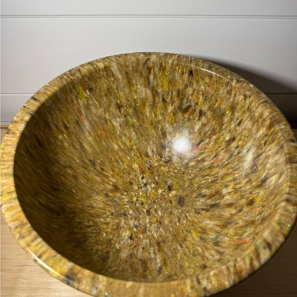 Vintage 118 - B3 10” Texasware Brown Confetti Mixing Bowl Melamine - Picture 3 of 4